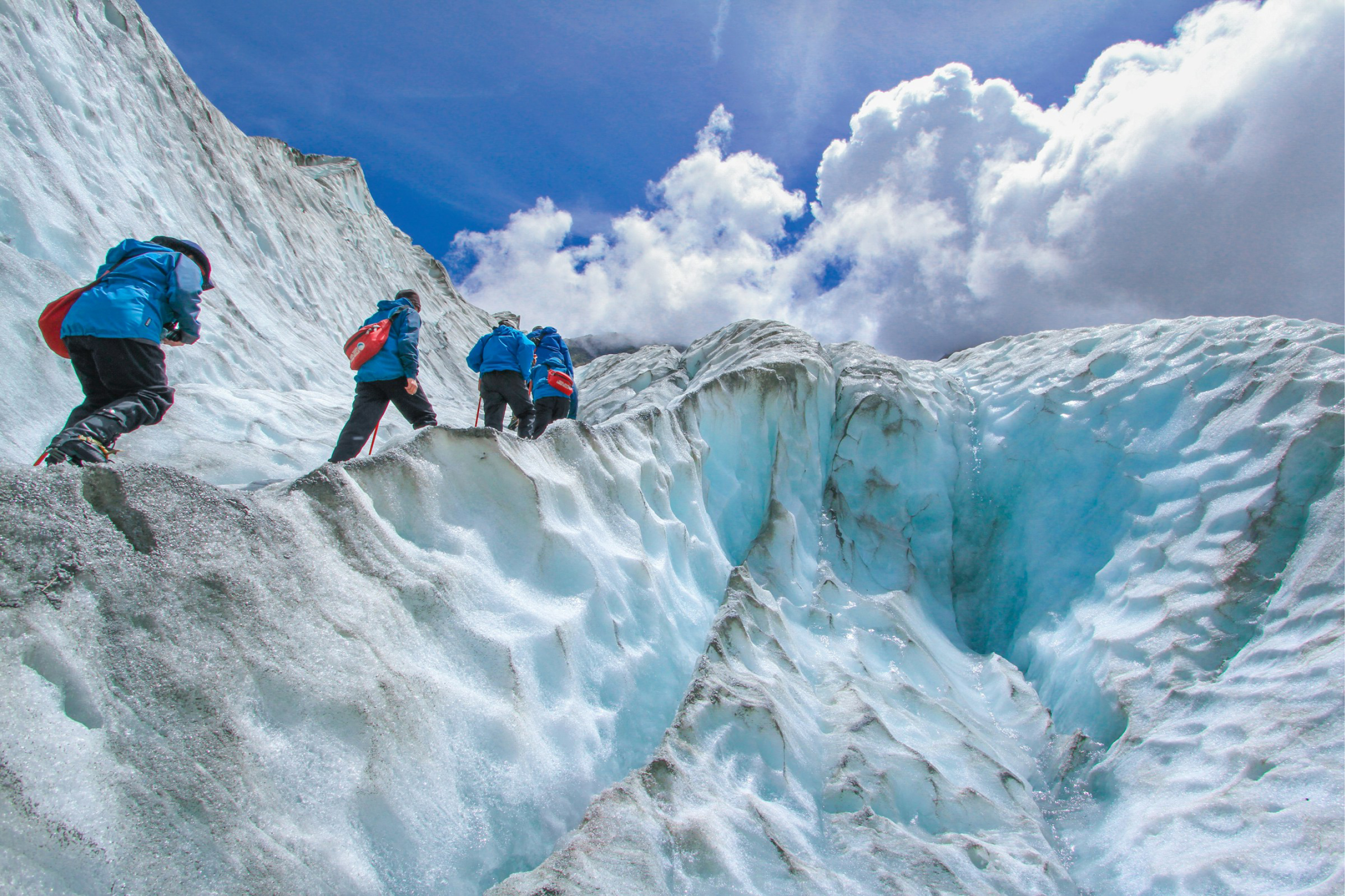 Austria — glacier trekking.